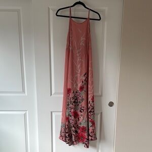Free People Pink Maxi Sundress